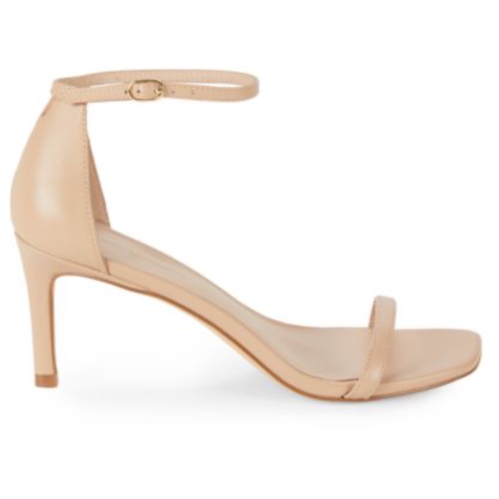 Stuart Weitzman Amelina Leather Ankle-Strap Sandals Size:5.5